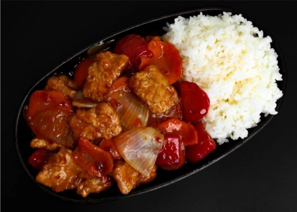 Мясо в кисло-сладком соусе