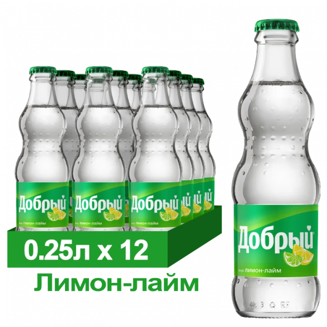 Добрый Лимон-Лайм 0,25 стекло 