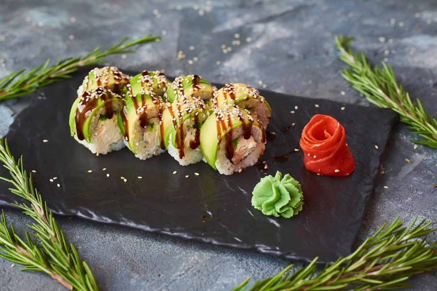 Ролл Зелёный дракон