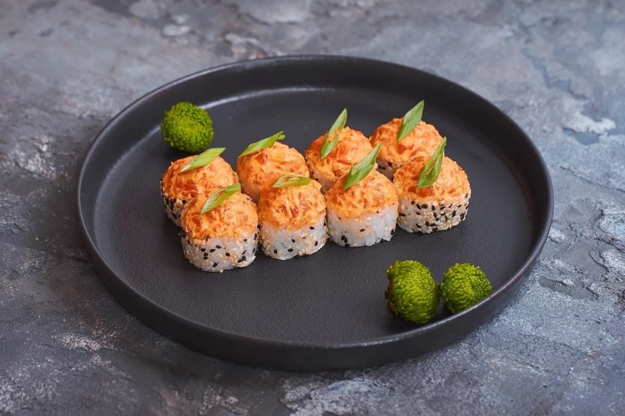 Ролл Фуджи лосось