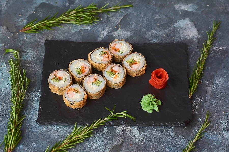 Темпура ролл с креветкой