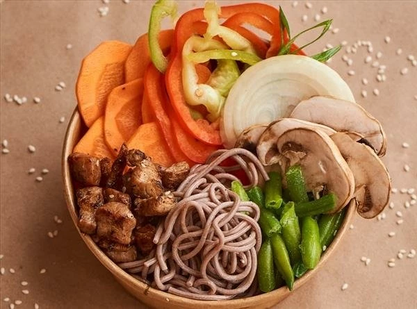 Mini Соба со Свининой в свит чили