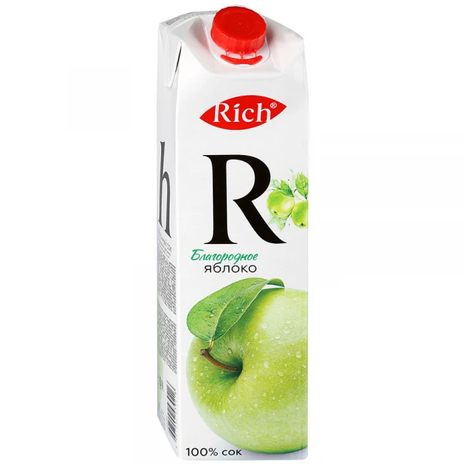 Сок Rich яблоко 1л
