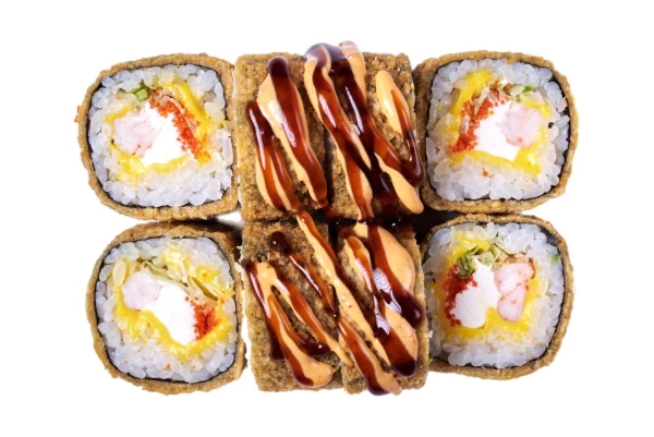 Ролл Жареный унаги спайси