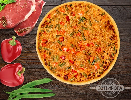 Киш "Мясной" №6