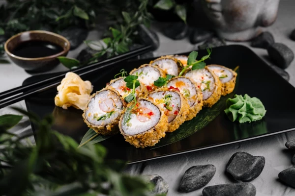 Rulou Tempura cu crevete tigrat