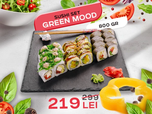 Sushi set Green Mood