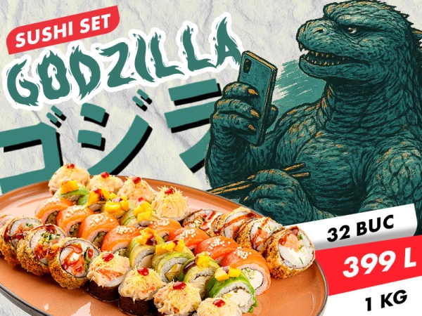 Sushi Set GODZILLA