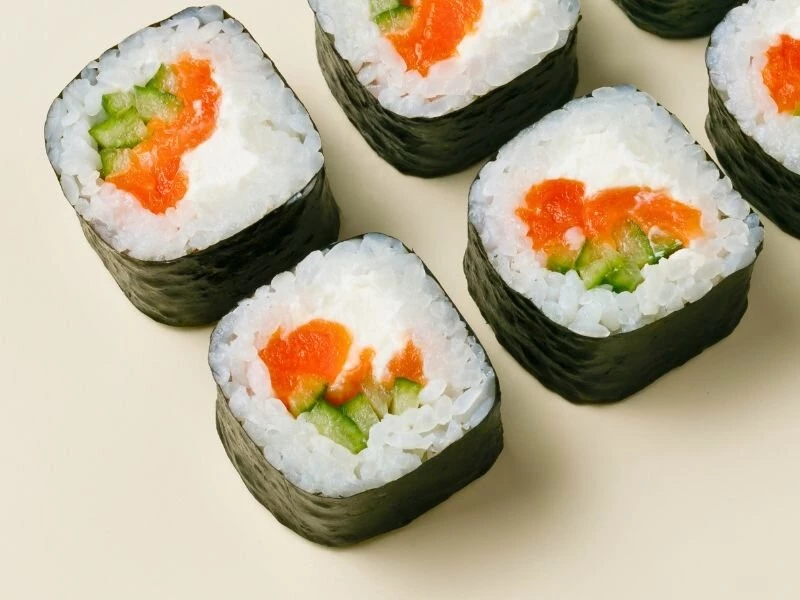 Гейша с лососем