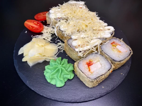 Жареный цезарь с курицей