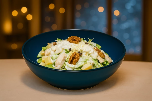 Салат с курой и ананасом