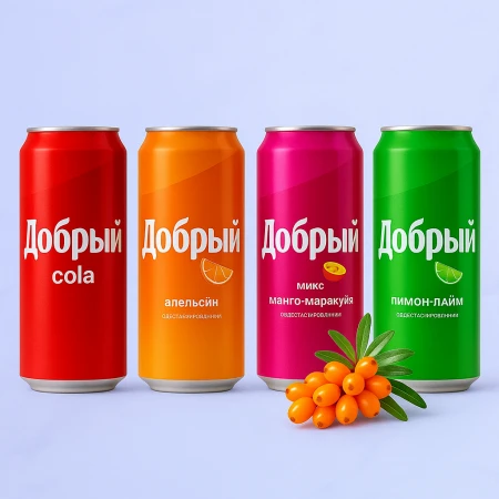 Лимонад Добрый 0,33 в ассортименте