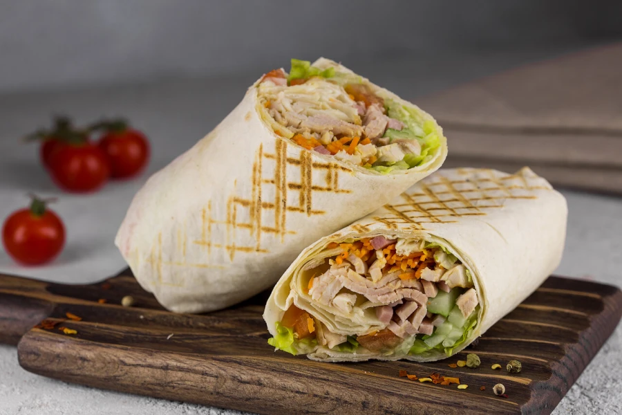 Шаурма с курицей гриль