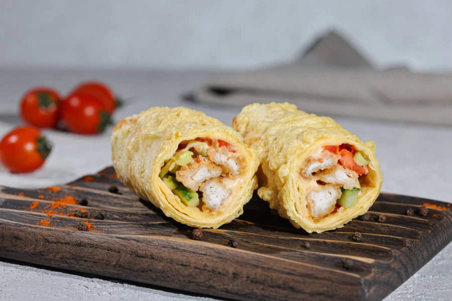 Суперс ролл с куриными стрипсами