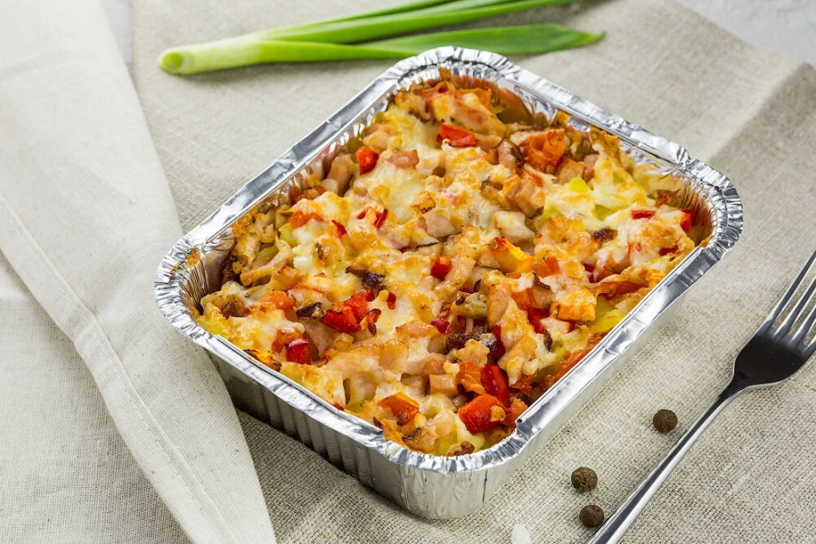 Запеченный картофель с беконом