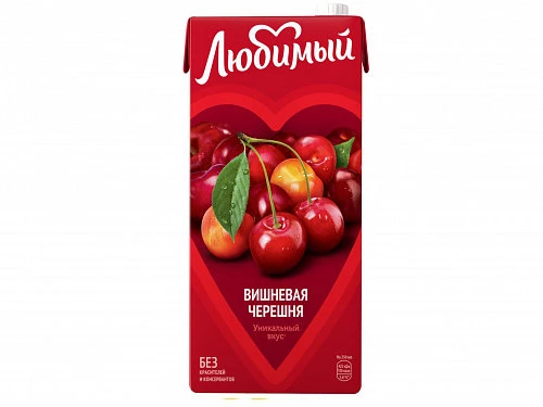 Сок Любимый Вишня 0,97л.