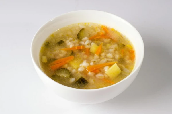 Рассольник со свининой