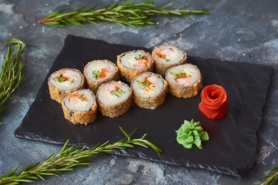 Темпура ролл с креветкой