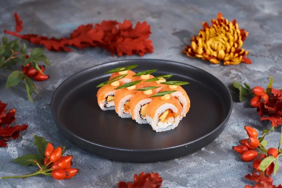 Ролл Филадельфия с креветкой