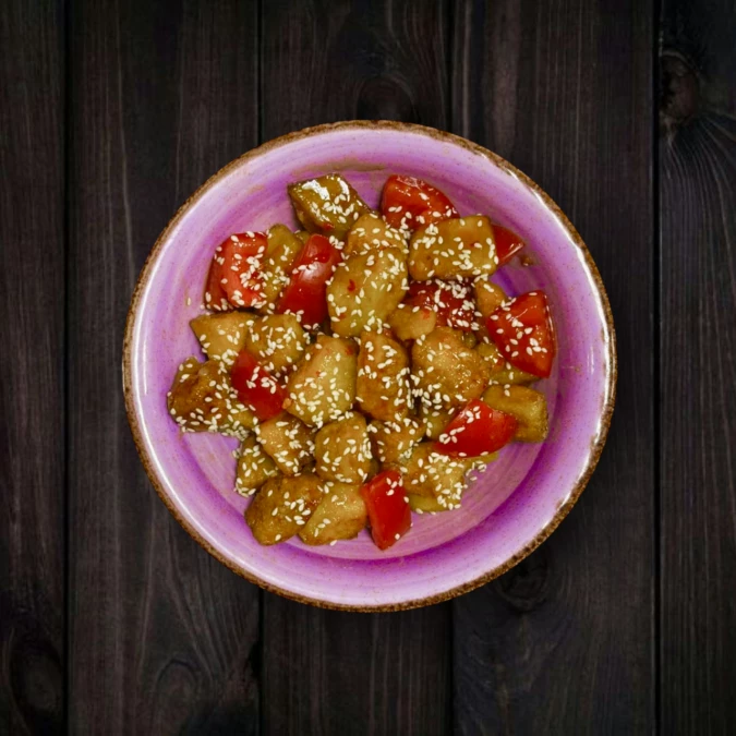 Баклажаны в паназиатском соусе