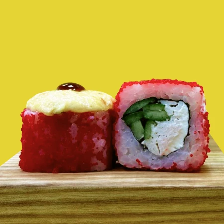 Калифорния со снежным крабом запеченный