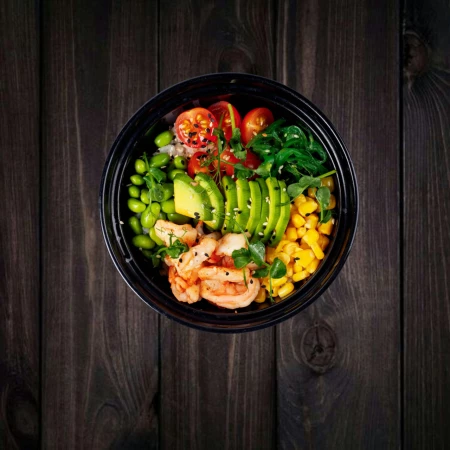 Поке с креветками