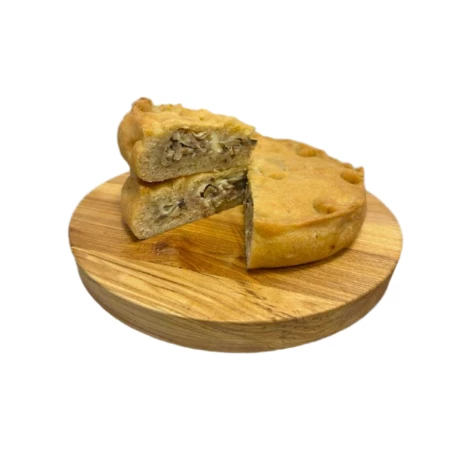Пирог с курицей и грибами