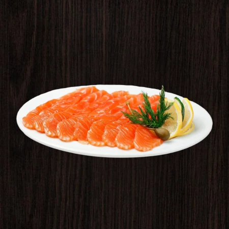 Нарезка форели