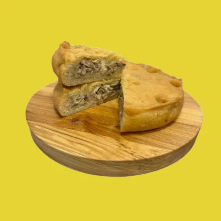Пирог с курицей и грибами