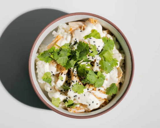 Курица на рисе