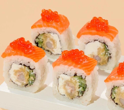 Филадельфия лайт с темпурной креветкой