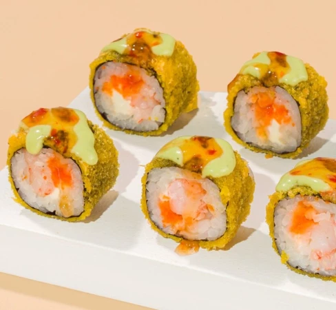 Маки креветка темпура