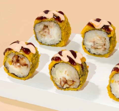 Маки унаги темпура