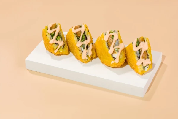 Сэндвич с лососем терияки