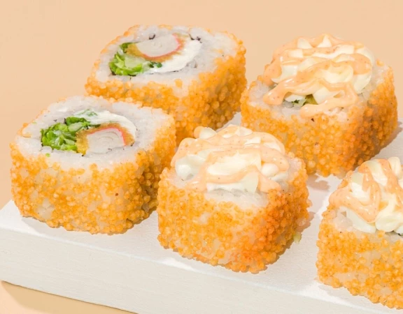 Запеченный с крабом темпура