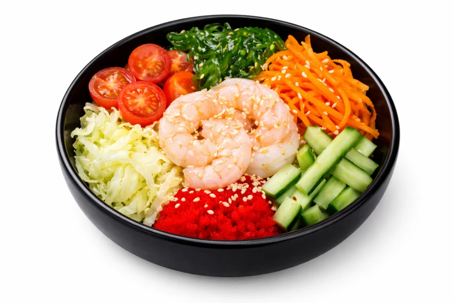 Поке с креветками