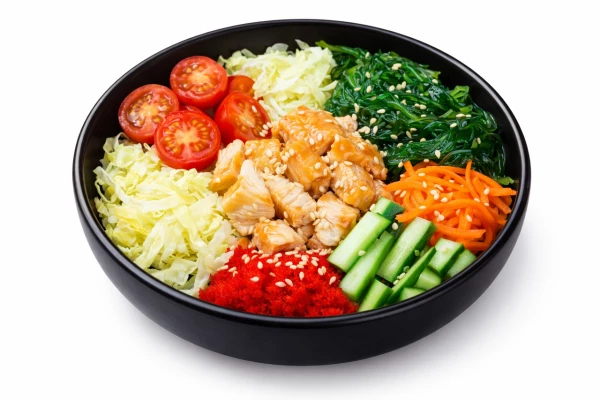 Поке с курицей