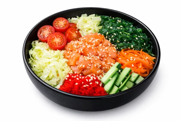 Поке с лососем