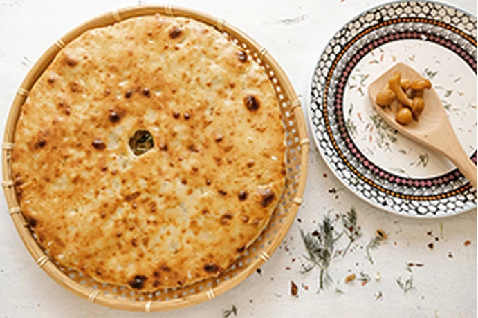 Фарш, картофель, грибы