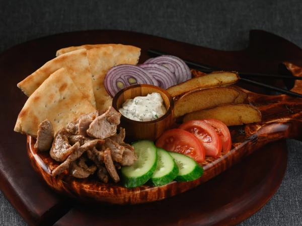 Ланч со свининой