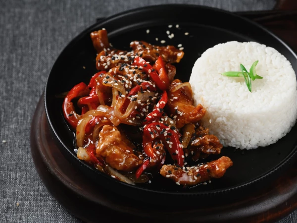 Свинина в кисло-сладком соусе