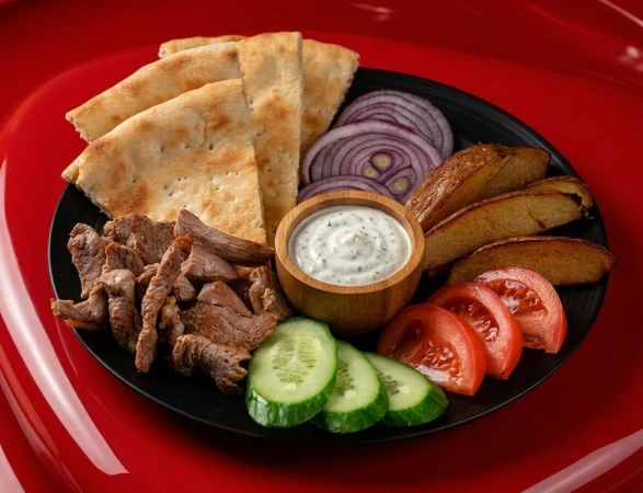 Ланч со свининой