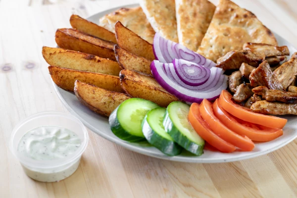 Ланч со свининой