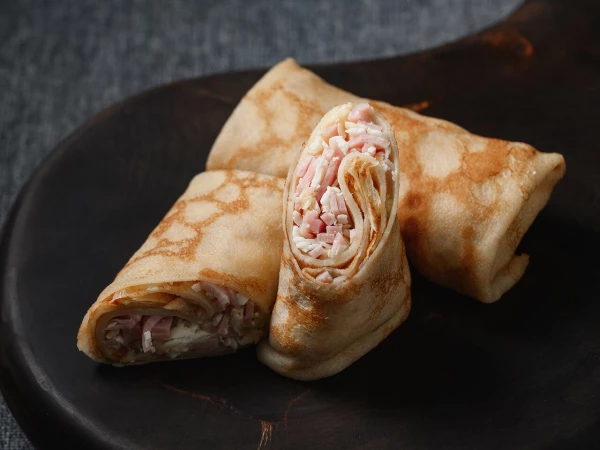 Блинчики ветчина сыр 2 шт