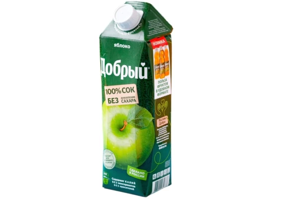 Сок яблоко "Добрый" 1л