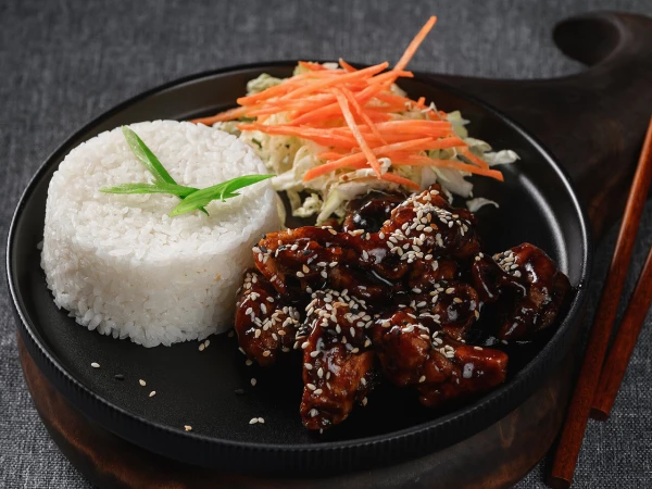 Курица терияки с рисом