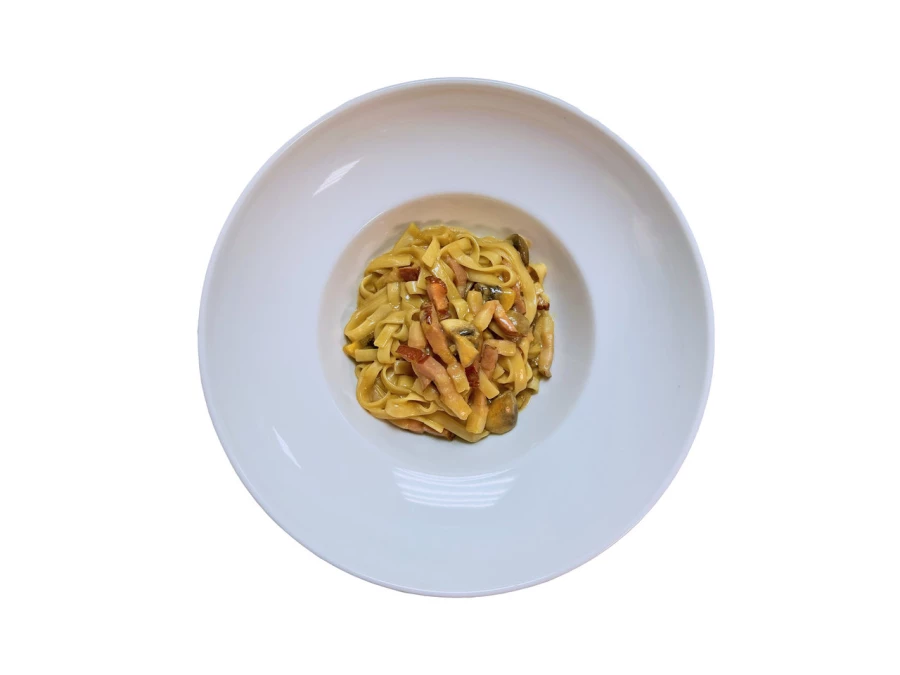 Лапша с  беконом