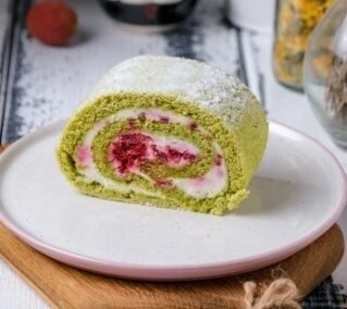 Рулет Фисташка с Малиной