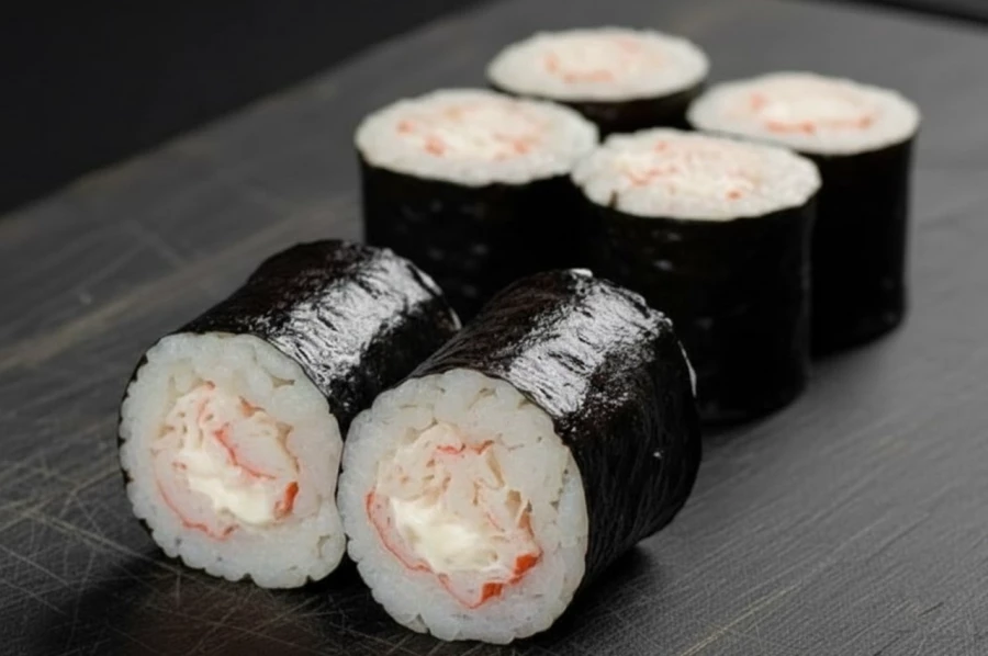 Ролл со снежным крабом