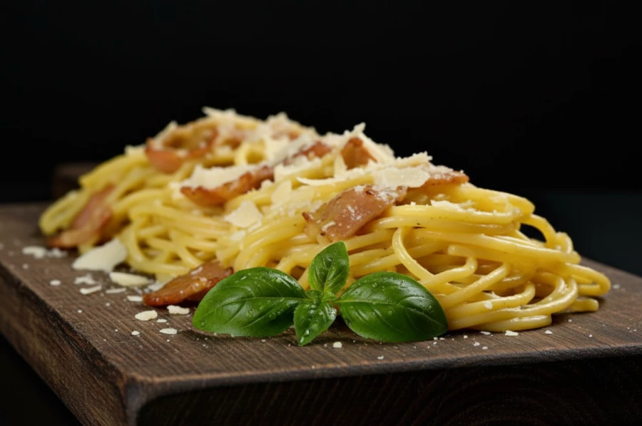 Паста Карбонара с беконом